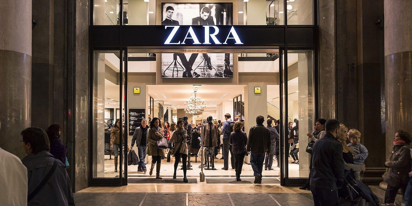فروشگاه حضوری برند زارا 